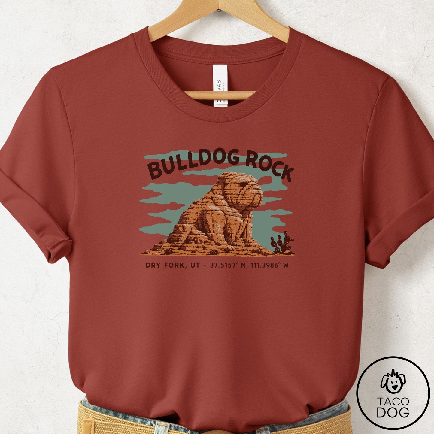 English Bulldog Dog Rock T-Shirt