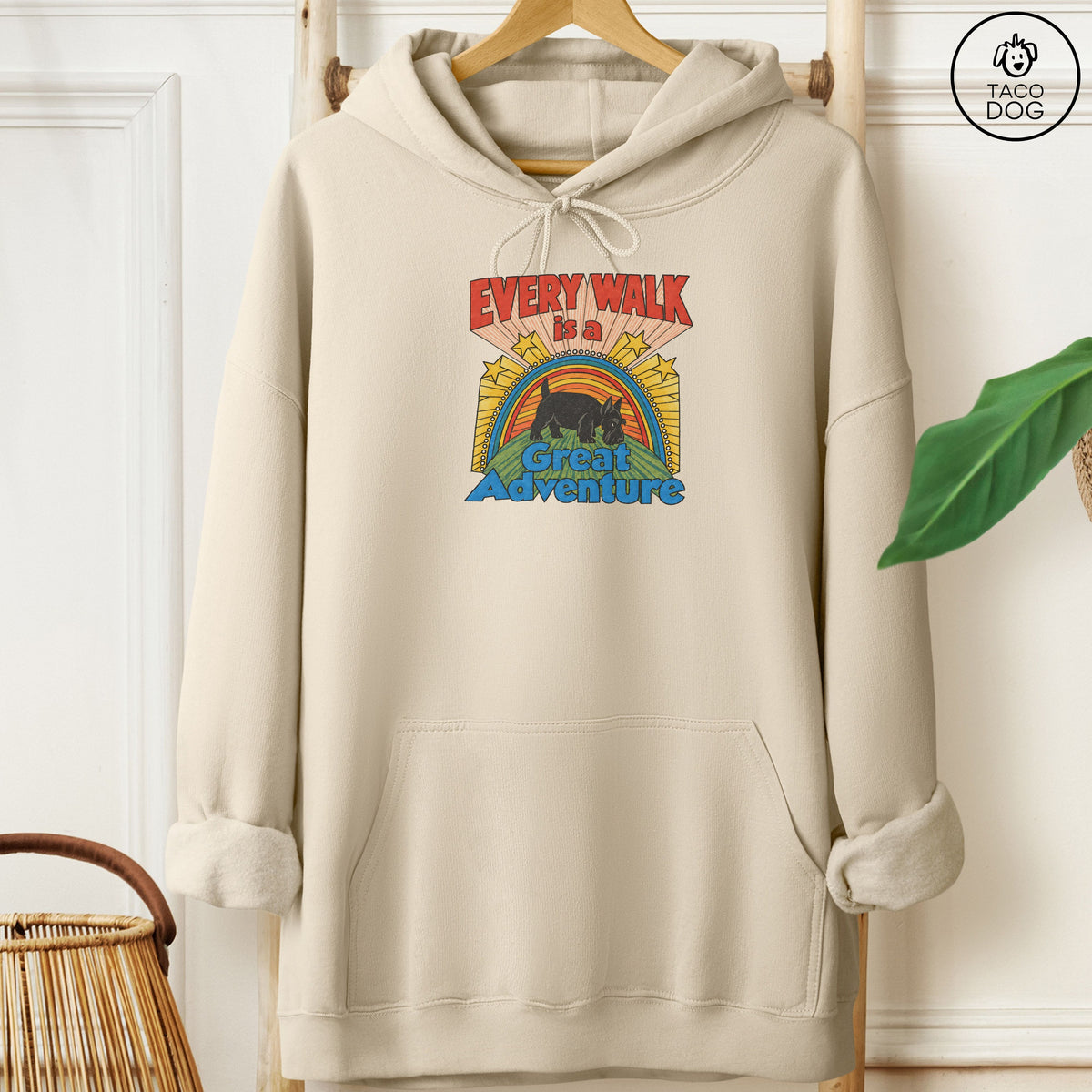 Scottie Every Walk Hoodie Sand Taco-Dog