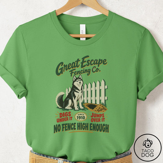 Husky Family Business T-Shirt Leaf Taco-Dog