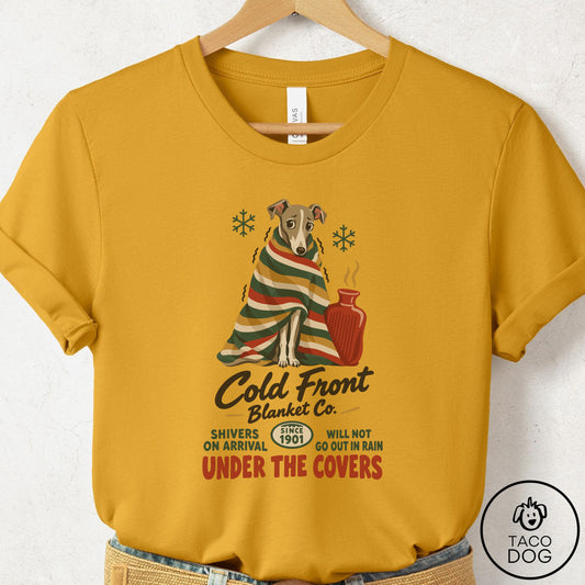 Italian Greyhound Whippet Family Business T-Shirt Mustard Taco-Dog