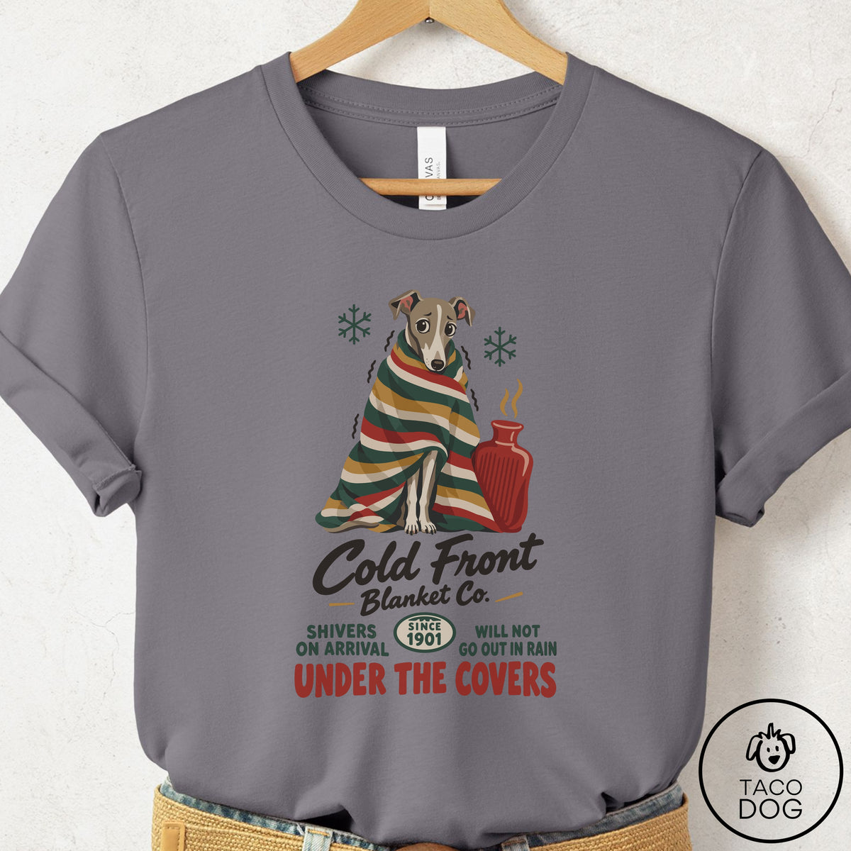 Italian Greyhound Whippet Family Business T-Shirt Storm Taco-Dog