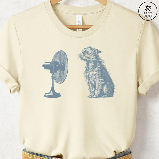 Brussels Griffon Fan T-Shirt Natural Taco-Dog
