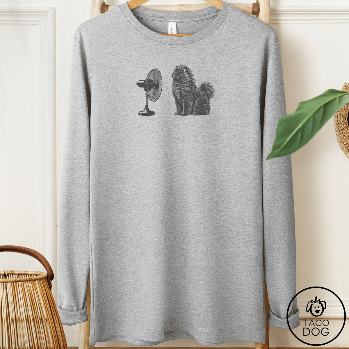 Chow Chow Fan Long Sleeve Tee