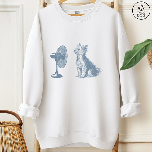 Yorkshire Terrier Yorkie Fan Sweatshirt White Taco-Dog