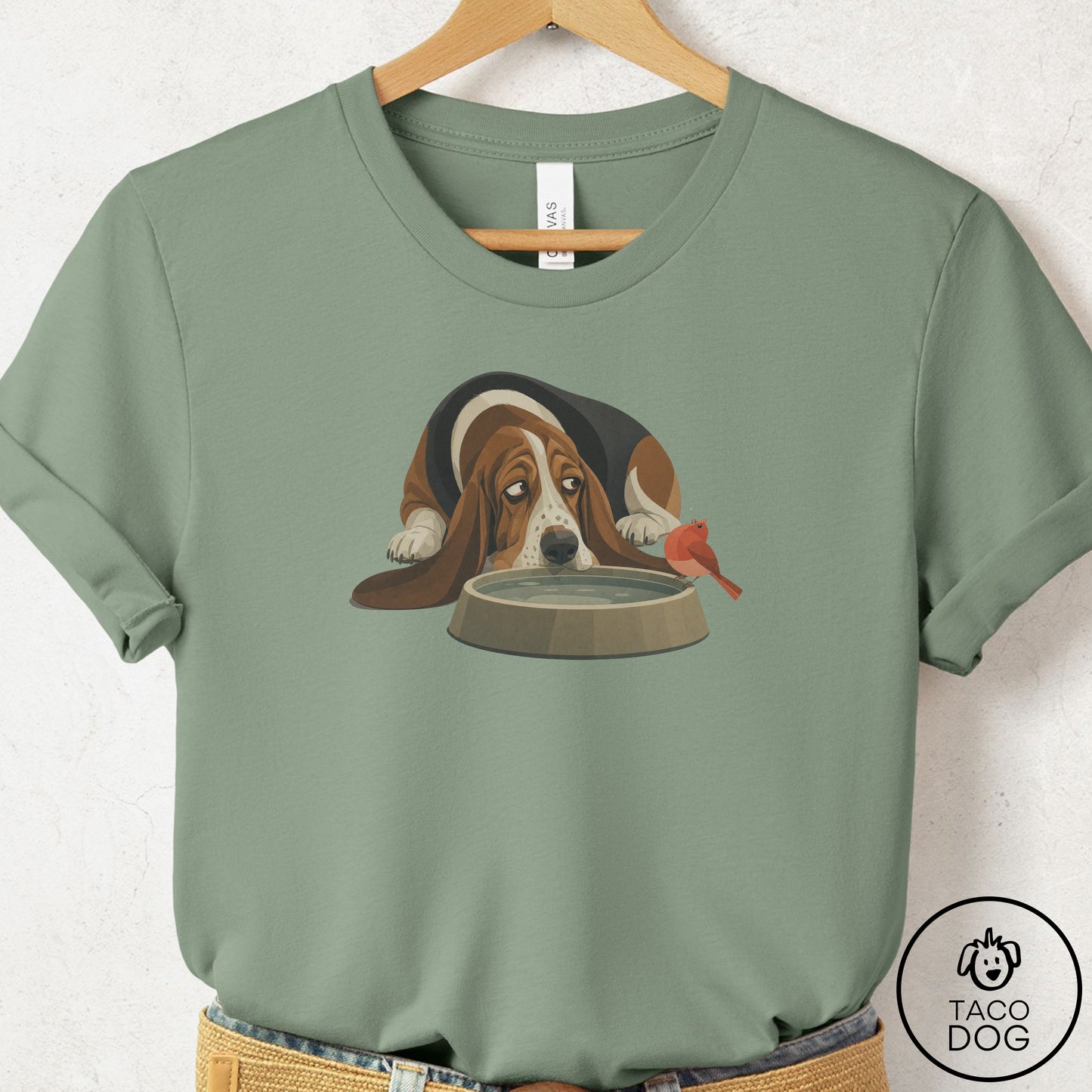 Basset Hound Freeloader T-Shirt