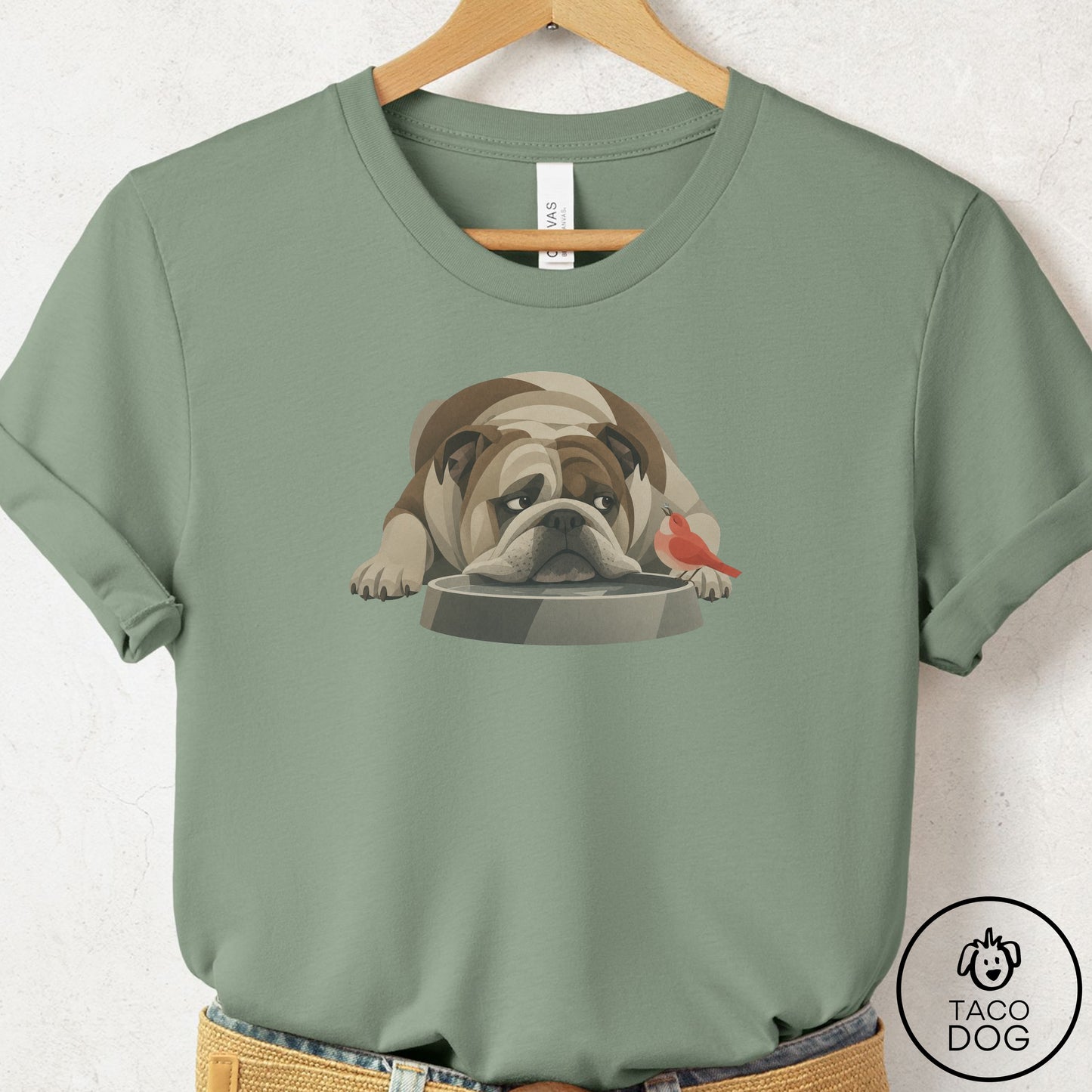 English Bulldog Freeloader T-Shirt