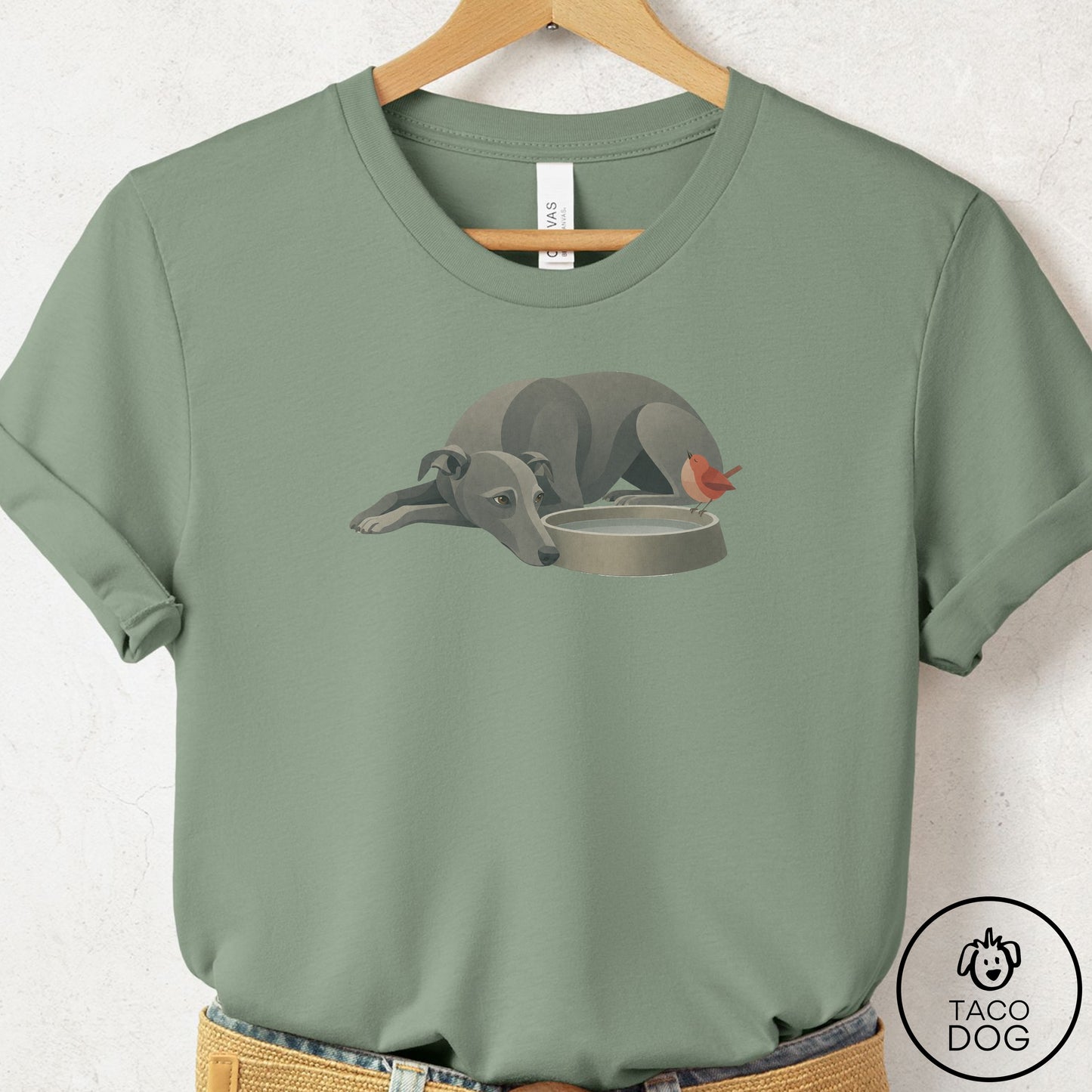 Italian Greyhound Whippet Freeloader T-Shirt