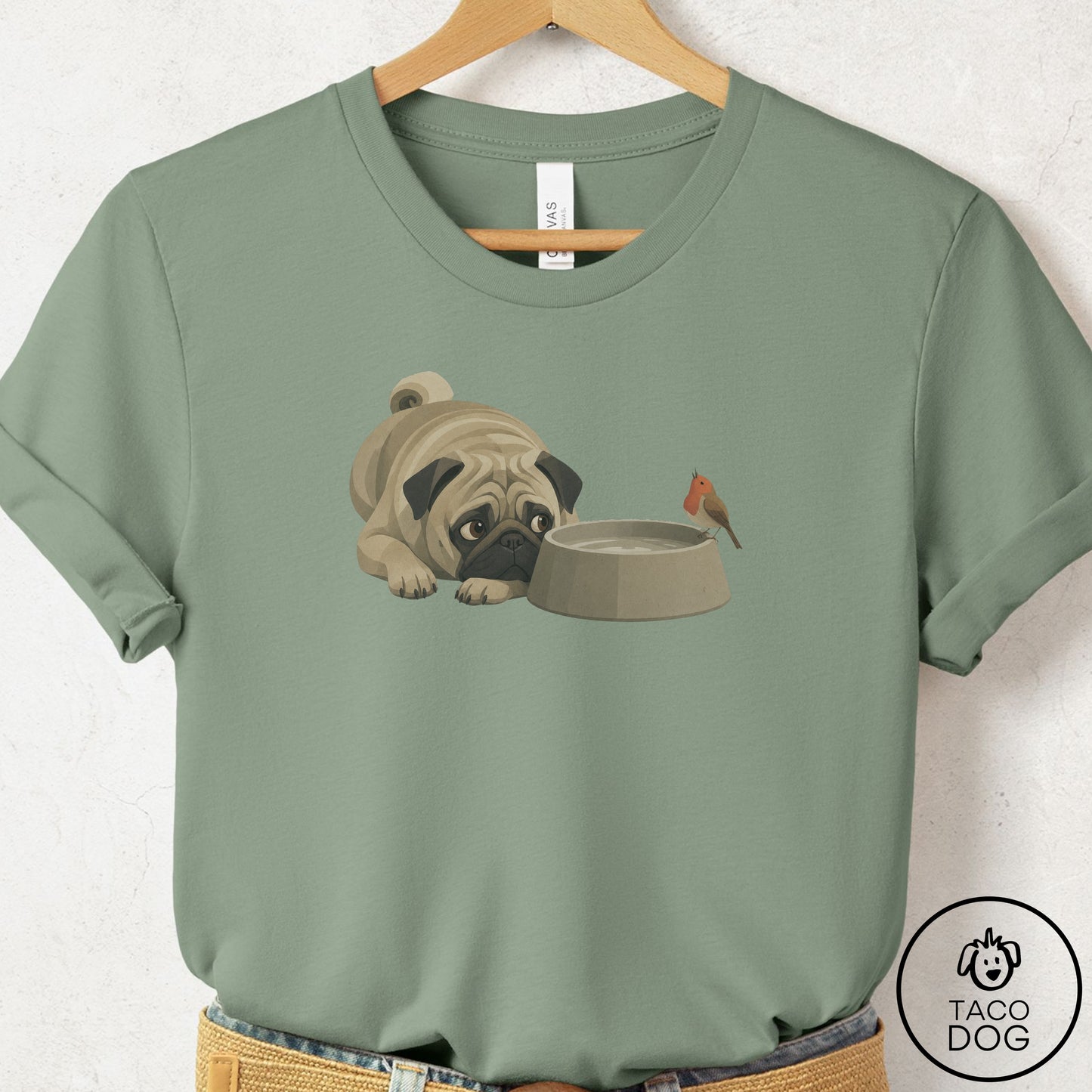 Pug Freeloader T-Shirt