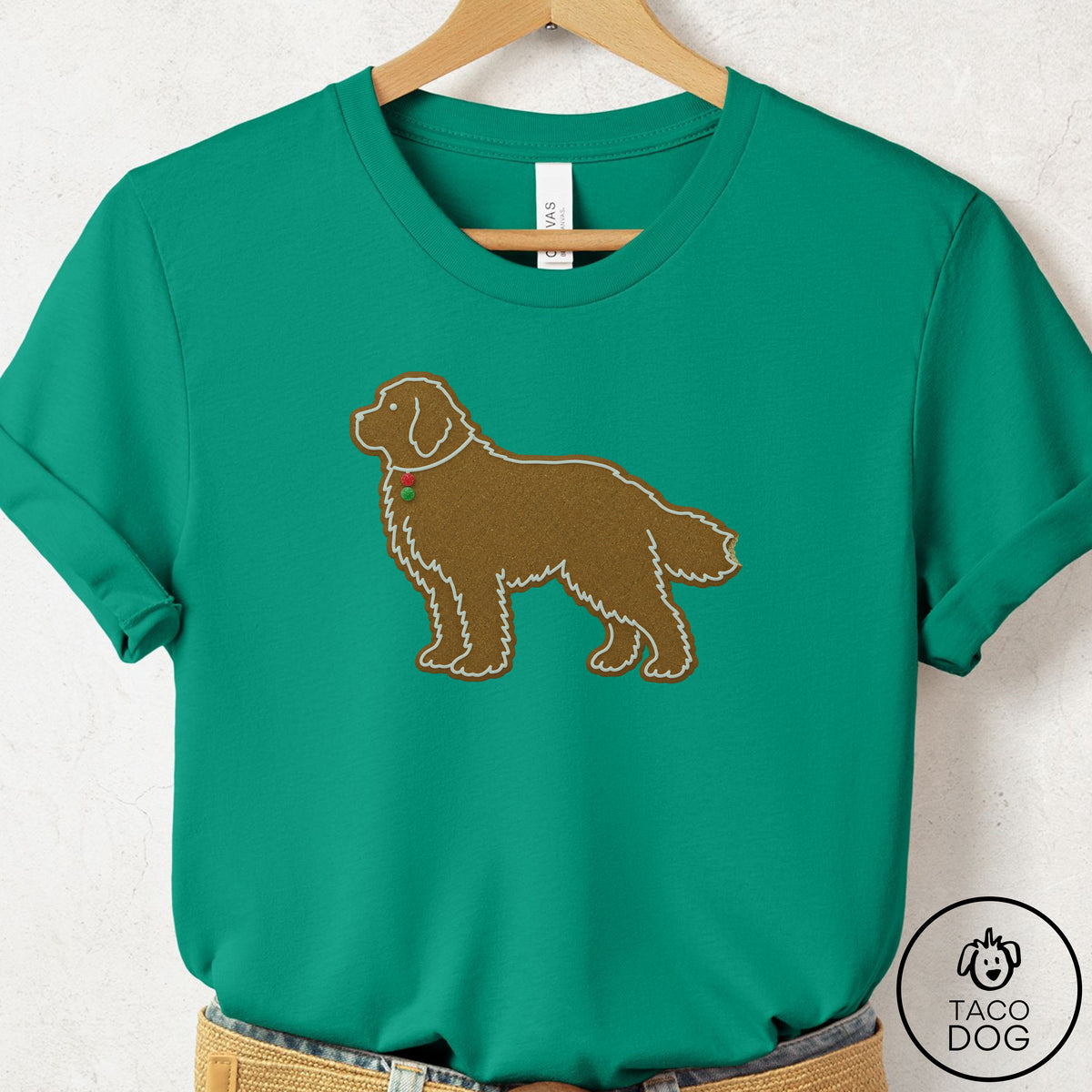 Newfoundland Gingerbread T-Shirt Kelly Taco-Dog