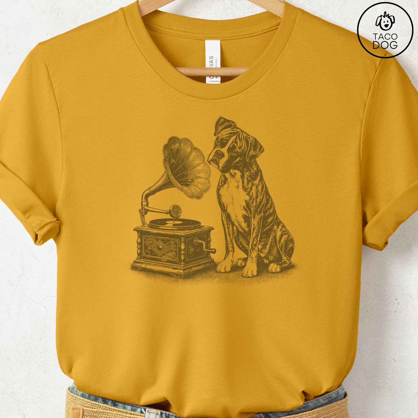 Boxer Gramophone T-Shirt