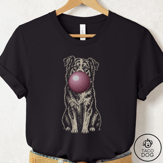 Australian Shepherd Gum Bubblegum T-Shirt