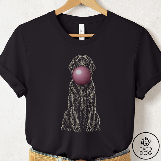Flat-Coated Retriever Gum Bubblegum T-Shirt