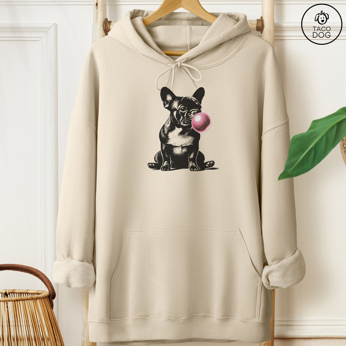 French Bulldog Frenchie Gum Hoodie