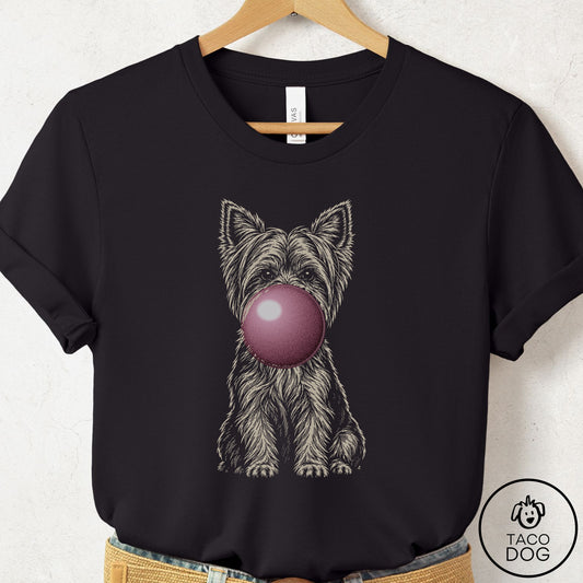 Yorkshire Terrier Yorkie Gum Bubblegum T-Shirt