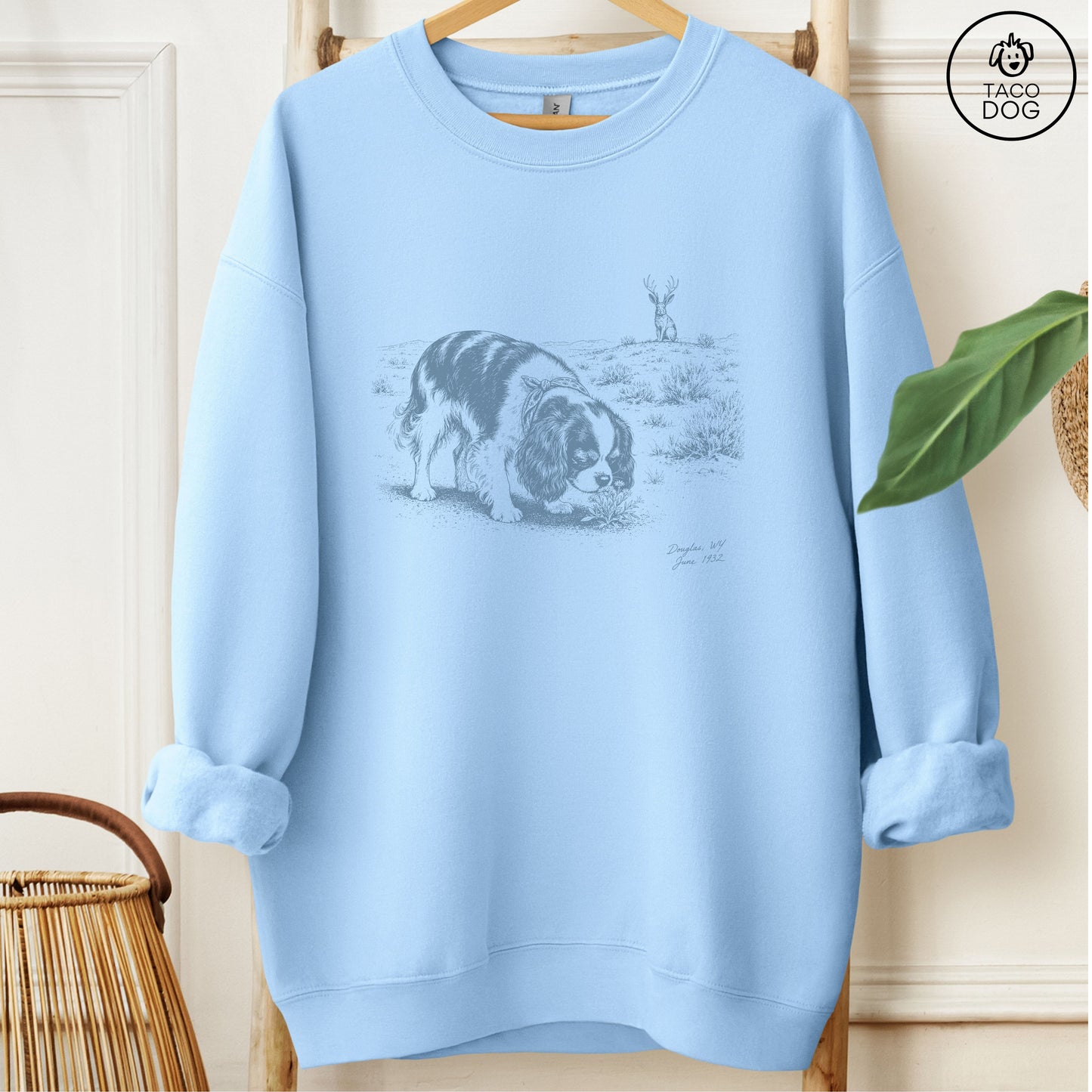 Cavalier King Charles Spaniel Jackalope Sweatshirt