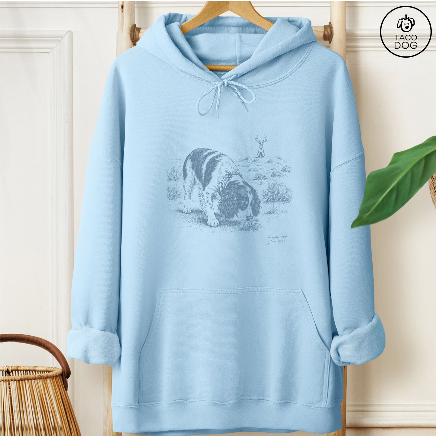 Springer Spaniel Jackalope Hoodie