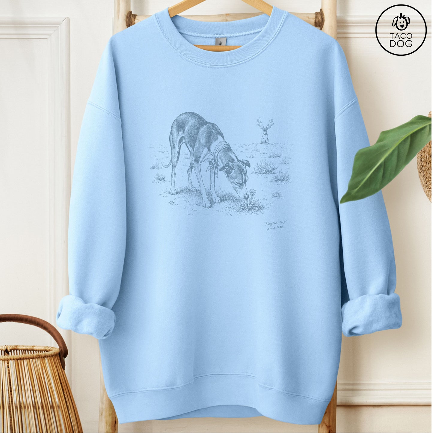 Italian Greyhound Whippet Jackalope Sweatshirt