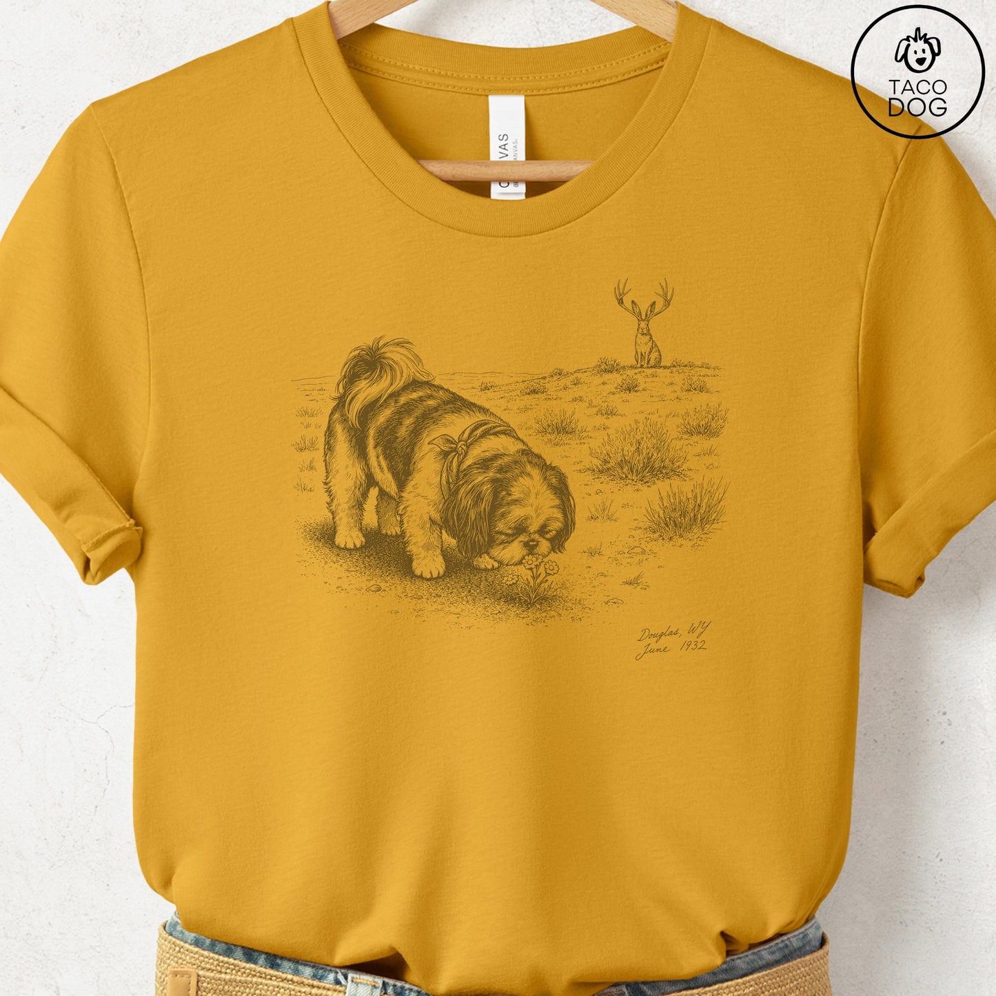 Shih Tzu Jackalope T-Shirt