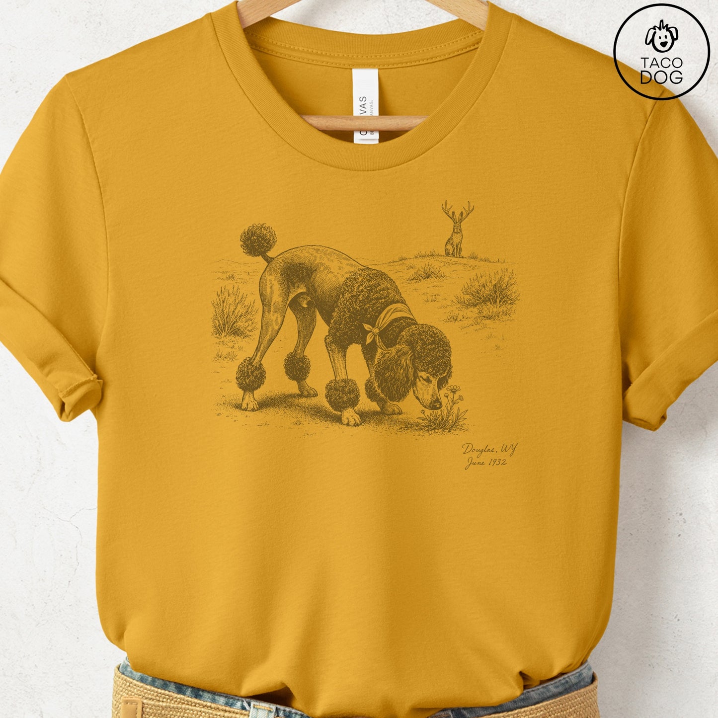 Poodle Jackalope T-Shirt