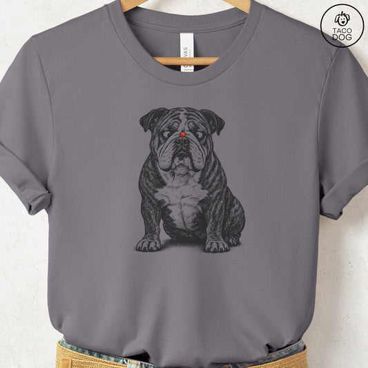English Bulldog Ladybug T-Shirt Storm Taco-Dog