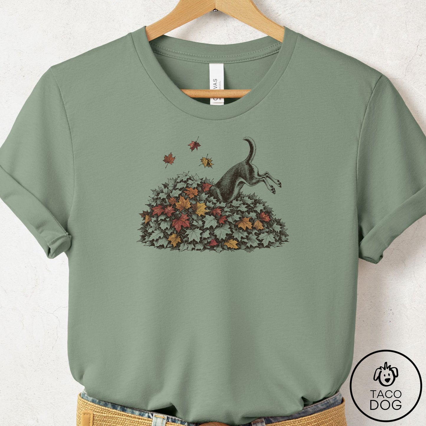 Chihuahua Leaf Jump T-Shirt