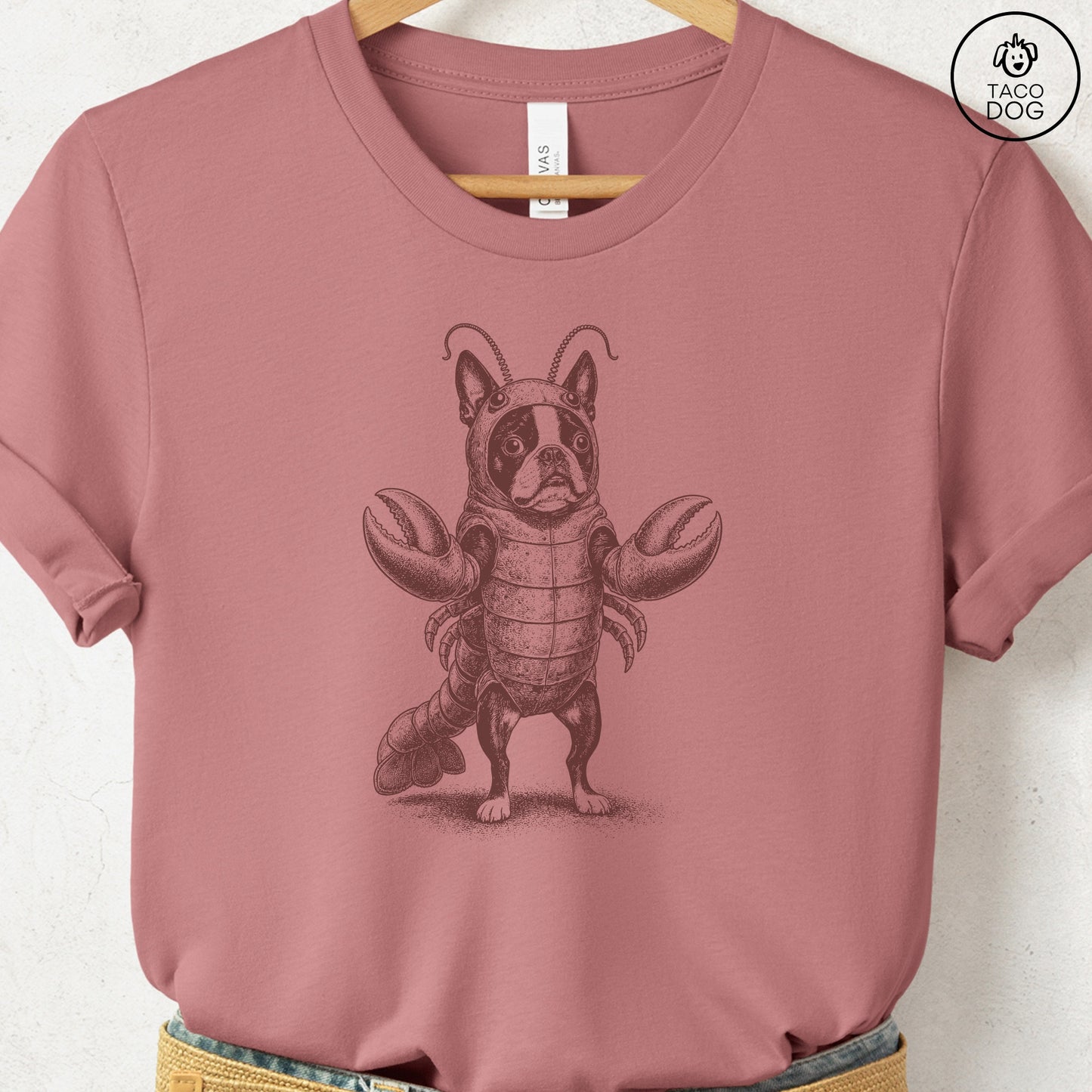 Boston Terrier Lobster T-Shirt