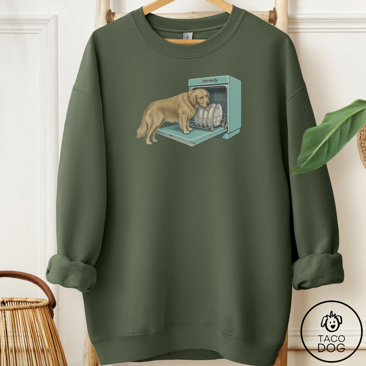 Golden Retriever Lower Rack Sweatshirt