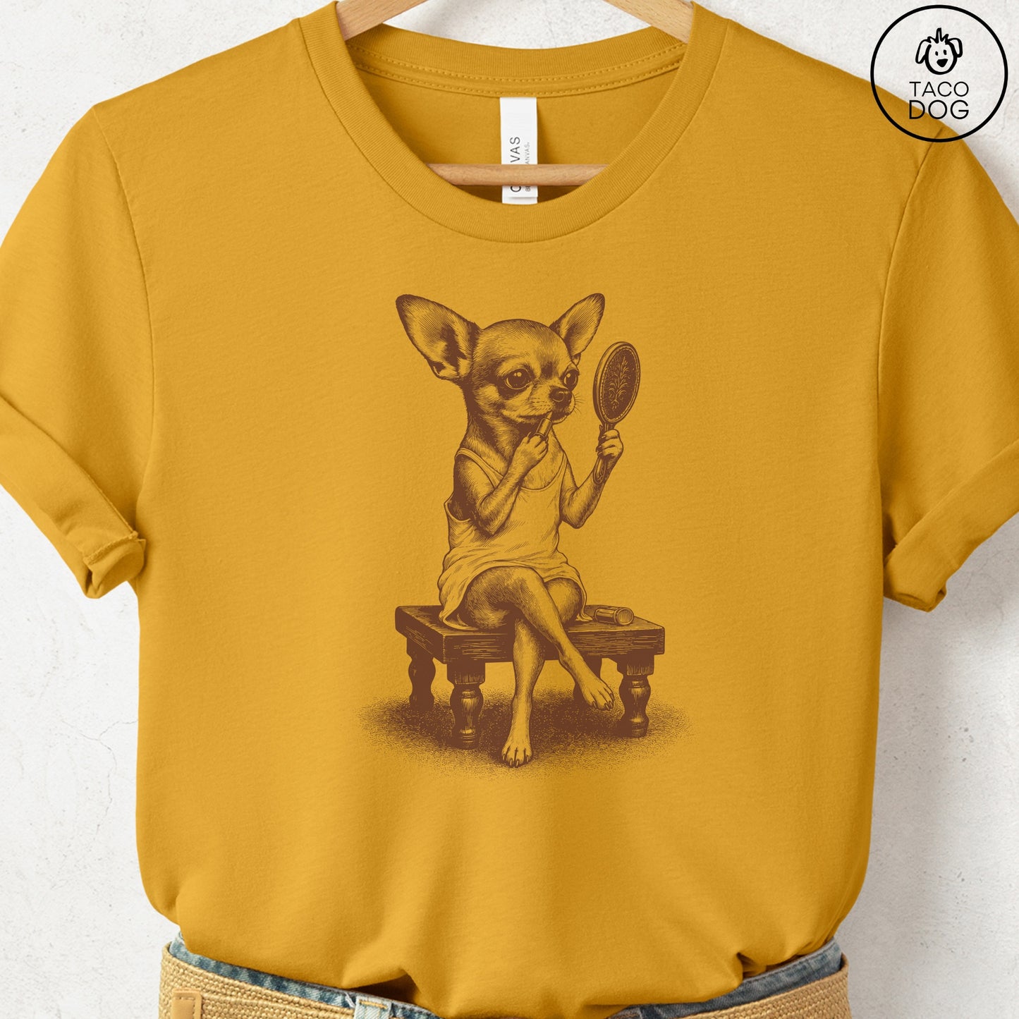 Chihuahua Makeup T-Shirt