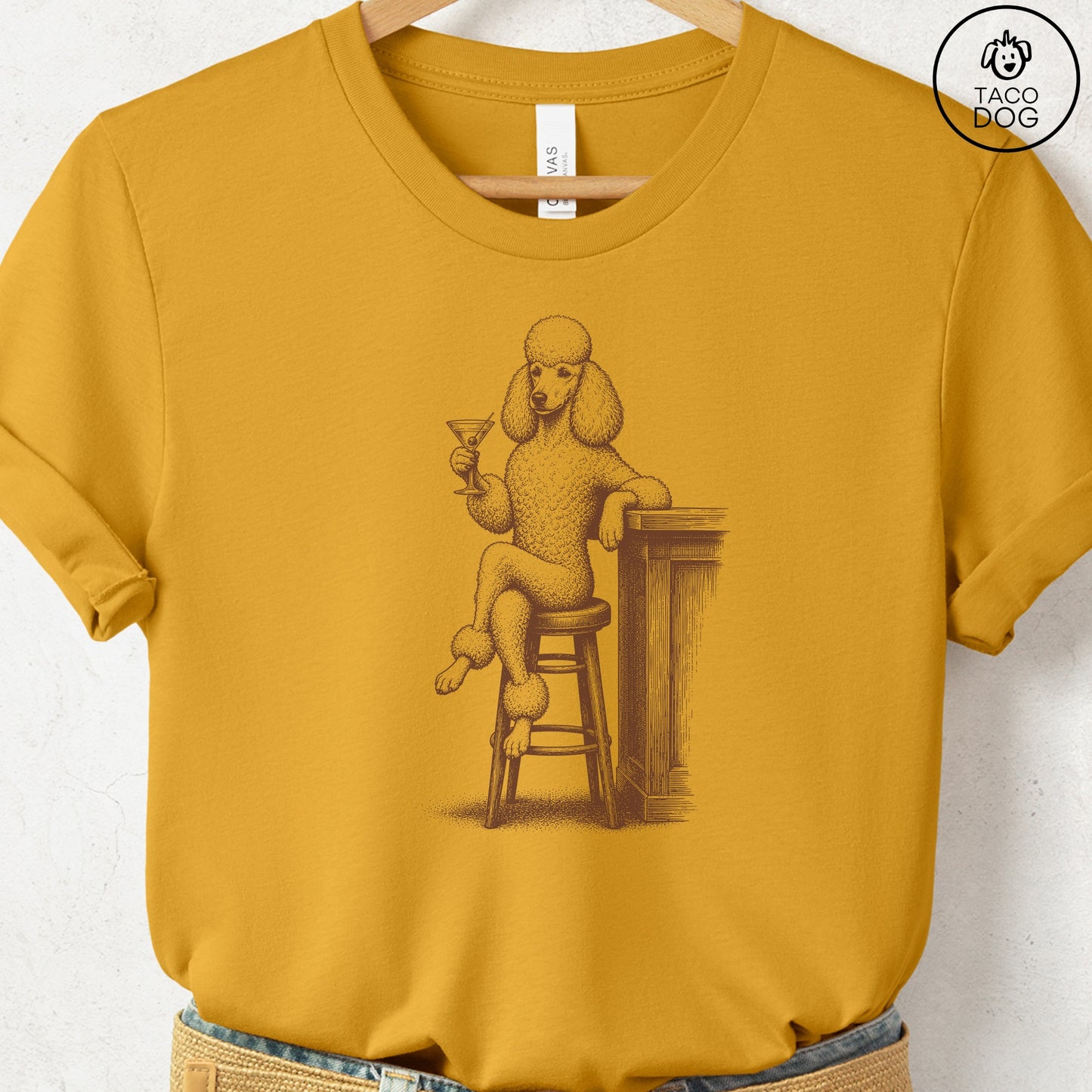 Poodle Martini T-Shirt