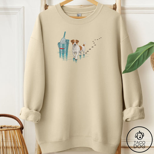Jack Russell Mop Sweatshirt Sand Taco-Dog