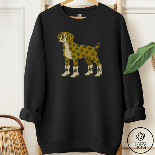 Boxer My Stars Sweatshirt Black Taco-Dog