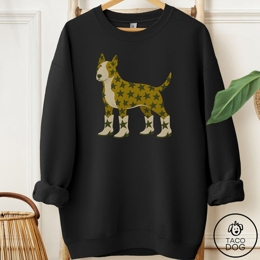 Bull Terrier My Stars Sweatshirt Black Taco-Dog