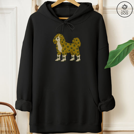 Havanese My Stars Hoodie Black Taco-Dog