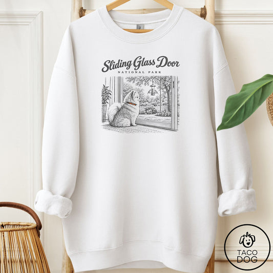 Pomeranian National Park Sweatshirt White Taco-Dog