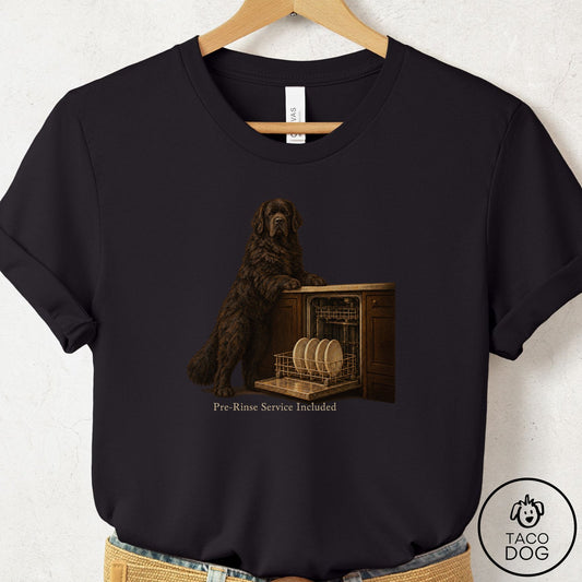 Newfoundland Pre-Rinse T-Shirt Black Taco-Dog