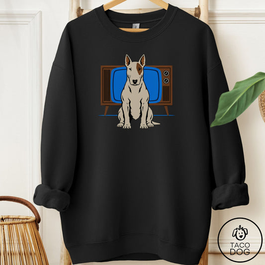 Bull Terrier Program Sweatshirt Black Taco-Dog