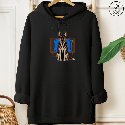 German Shepherd Program Hoodie Black Taco-Dog