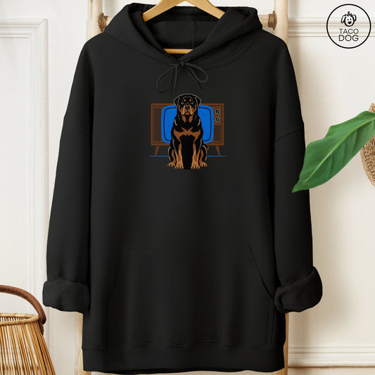 Rottweiler Program Hoodie Black Taco-Dog