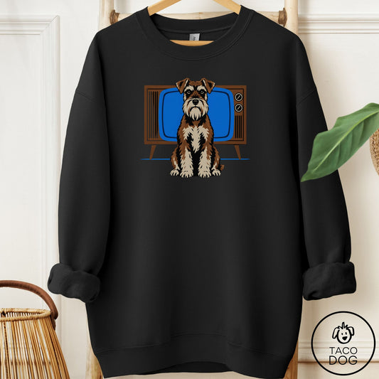 Schnauzer Program Sweatshirt Black Taco-Dog
