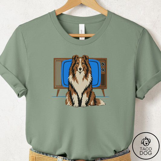 Shetland Sheepdog Program T-Shirt Sage Taco-Dog
