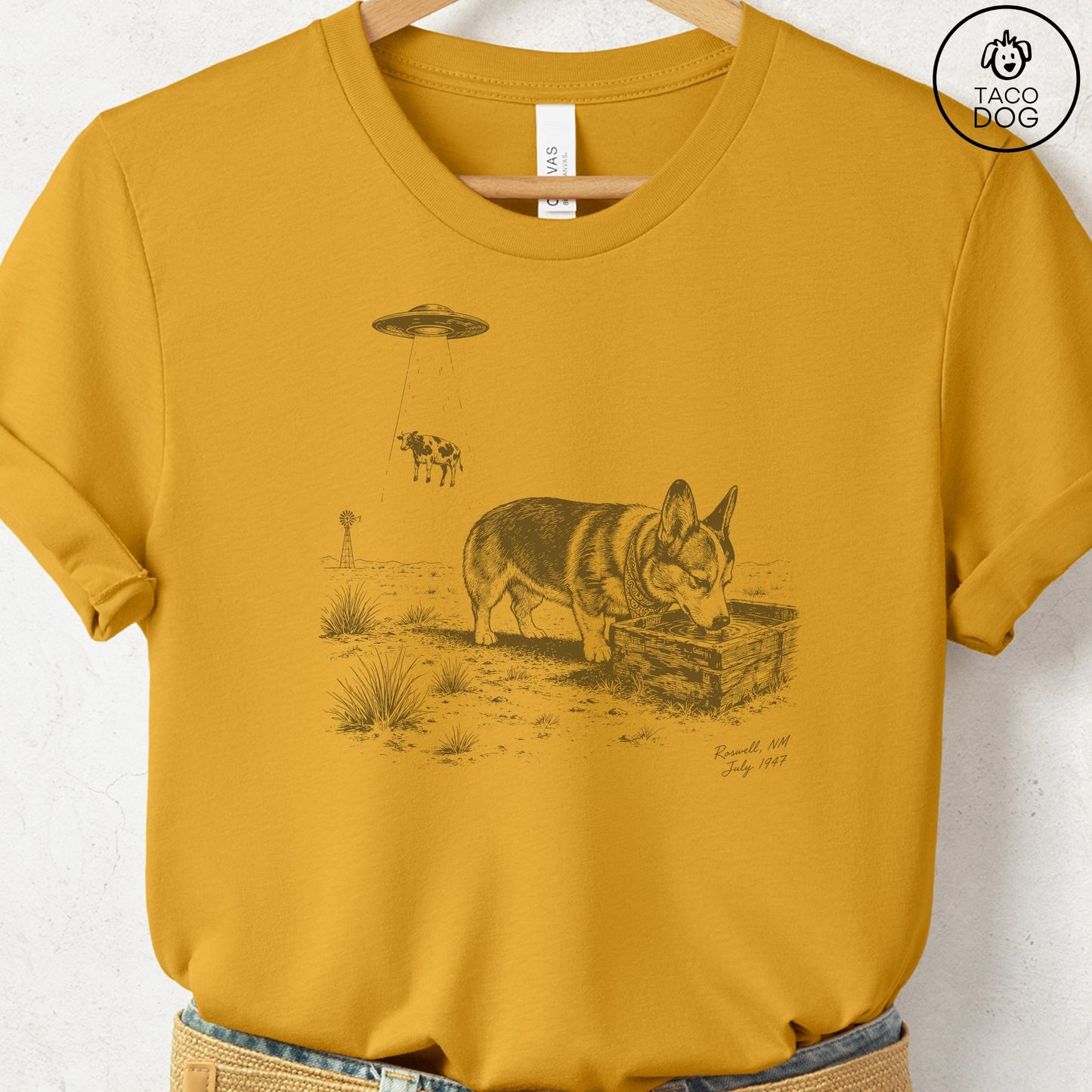 Corgi Roswell T-Shirt