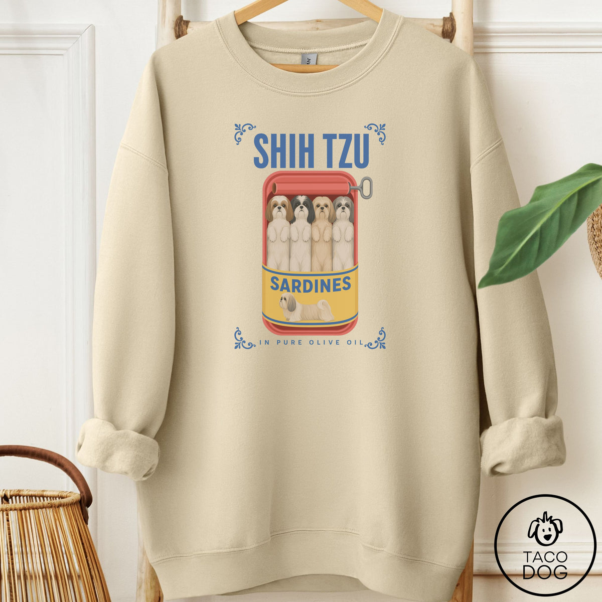 Shih Tzu Sardines Sweatshirt