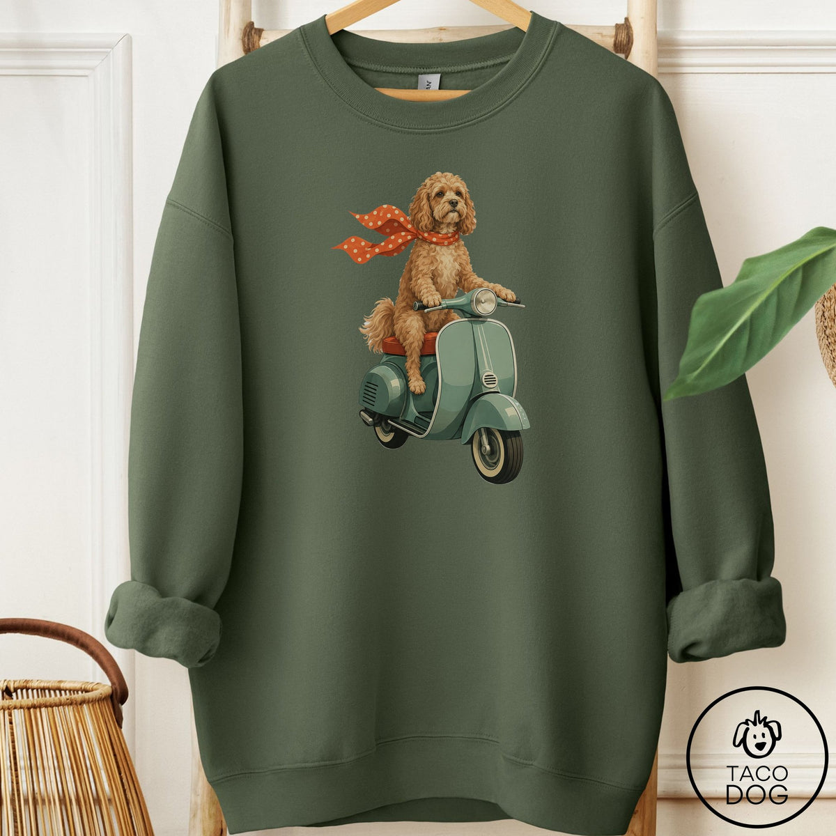 Cockapoo Scooter Sweatshirt
