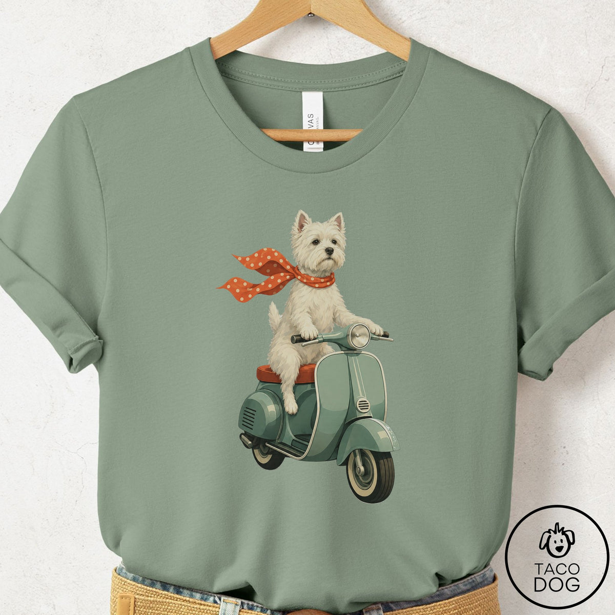 Westie Scooter T-Shirt