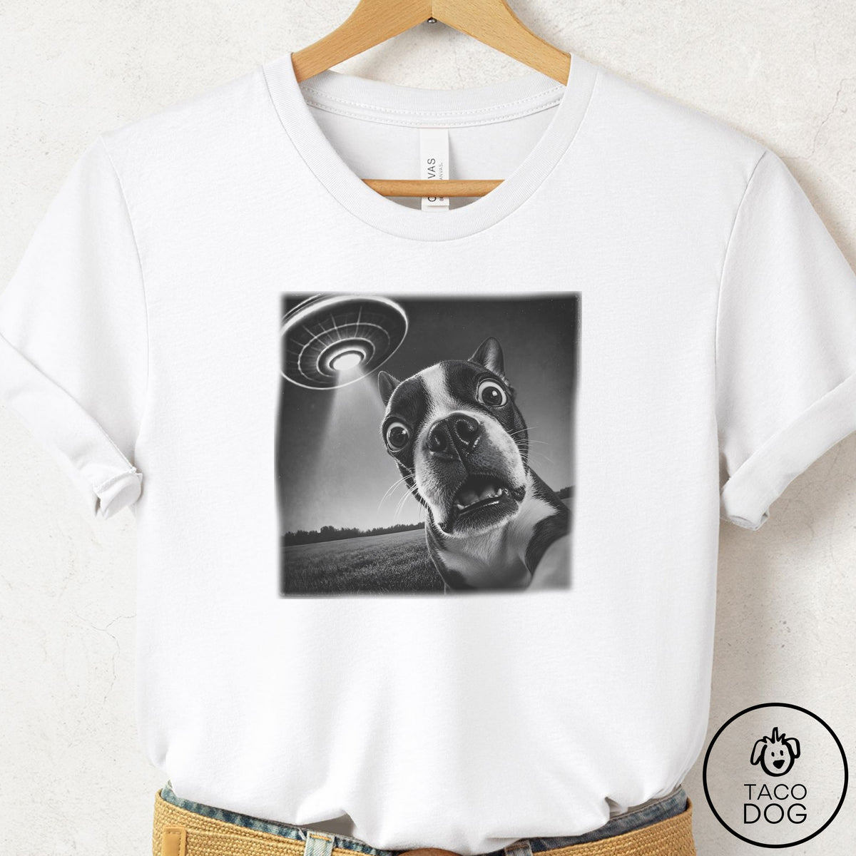 Boston Terrier Selfie T-Shirt