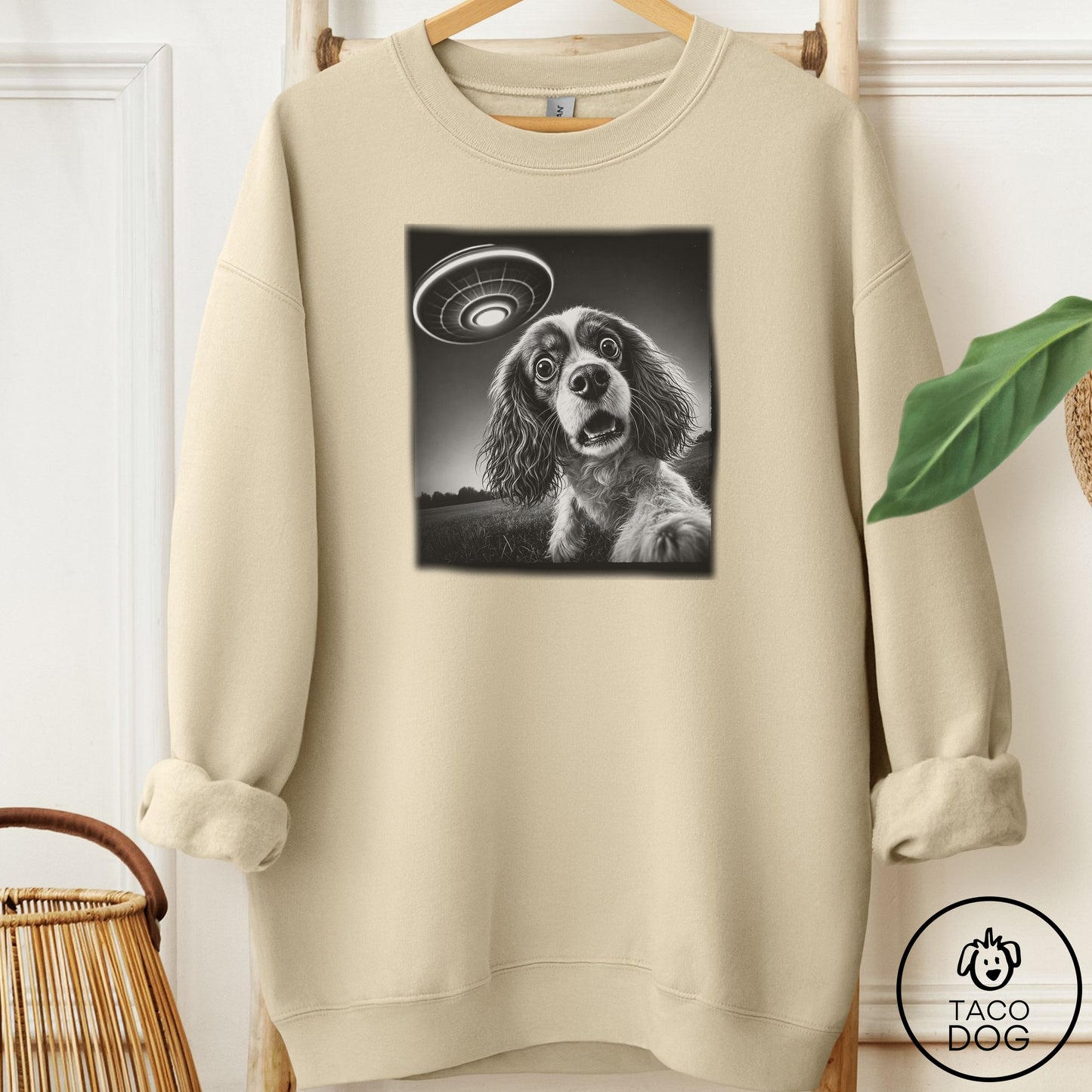 Cavalier King Charles Spaniel Selfie Sweatshirt