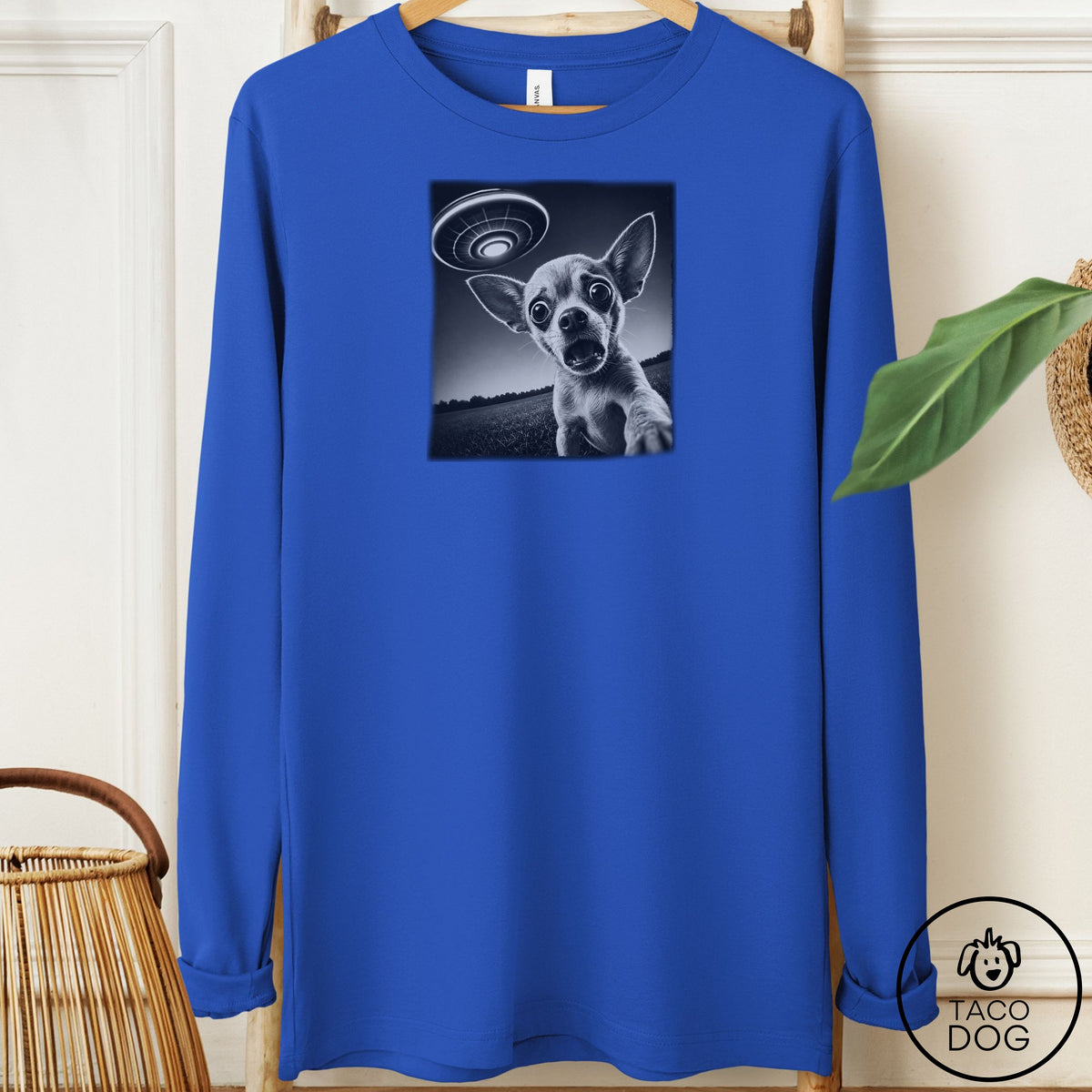 Chihuahua Selfie Long Sleeve Tee