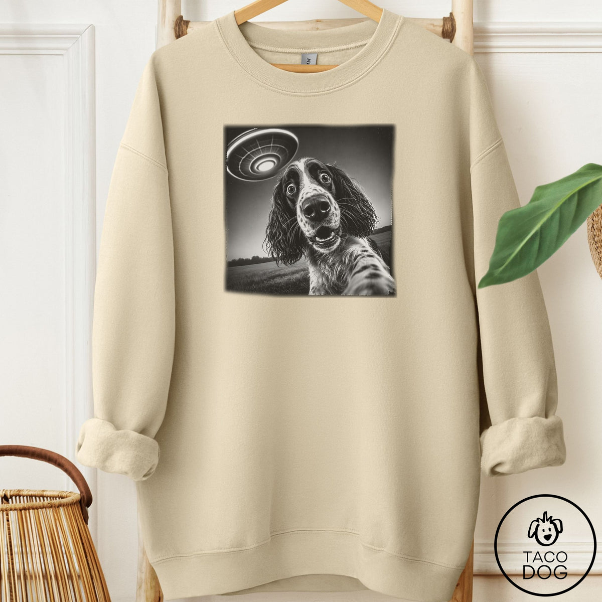 Springer Spaniel Selfie Sweatshirt