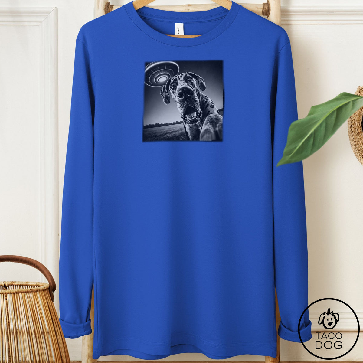 Great Dane Selfie Long Sleeve Tee