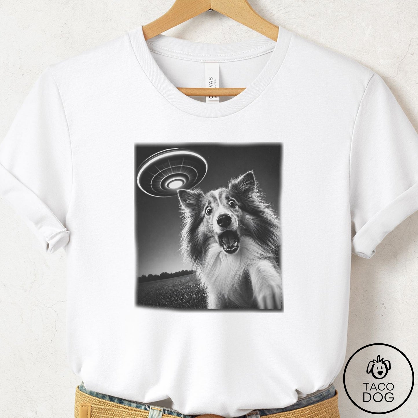 Shetland Sheepdog Selfie T-Shirt